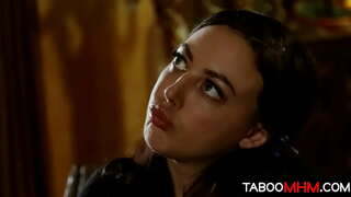 Očuh fucks svoju падчерицу kao učitelj, koji nas распутную школьницу