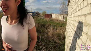 Der er hurtige offentlige blow job