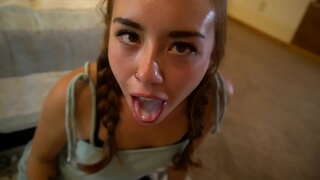 ���ኩስ እና ደረጃ በርካታ Cumshot ቅድሚያ: በቀዳሚ braids