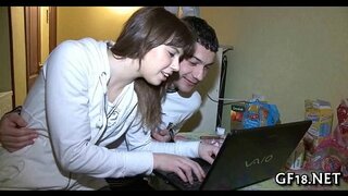 Сладок изглед тинејџерски убавина трае хард 10-pounder