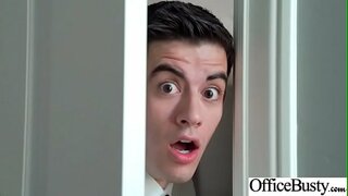 Děvka, Děvče (Diamond Jackson) S Kolem, Obrovský Prsa Dostanou V Kanceláři vid-09